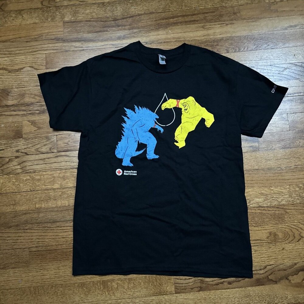 Godzilla Vs. Kong -American Red Cross t-shirt, New